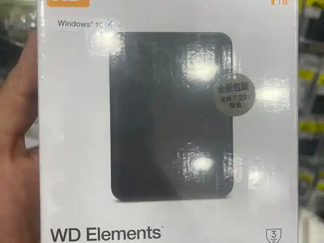Western Digital 1 ТБ Внешний жесткий диск, черный, Душанбе