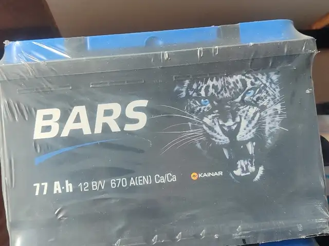 Аккумулятор Bars 77 ah, Душанбе