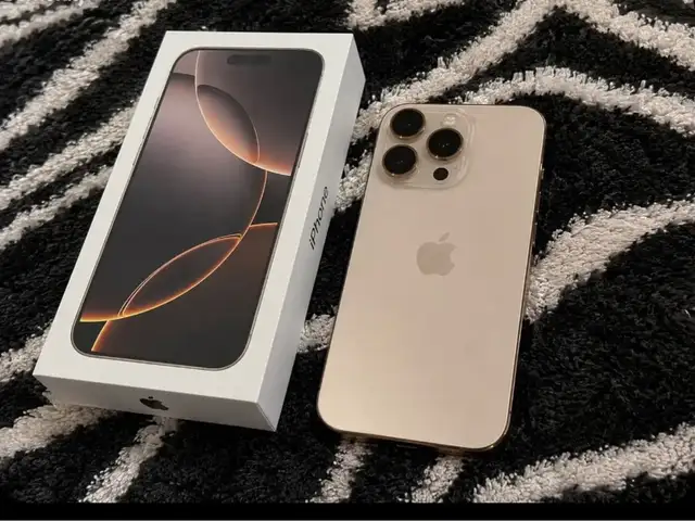 Apple iPhone 16 Pro, 256 gb, Desert Titanium, Душанбе