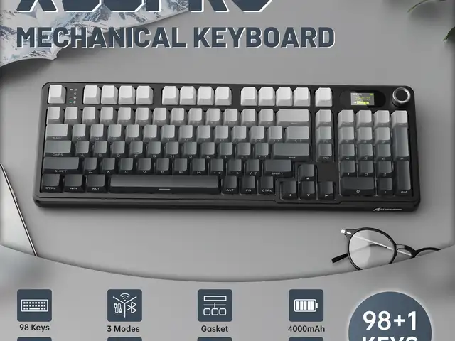 Магнитно механическая игровая клавиатура Attack shark X98Pro Grey, Душанбе