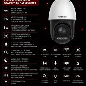 Камера поворотная IP Hikvision DS-2DE4425IWG1-E O-STD, Хуҷанд