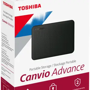 Внешний портативный жесткий диск Toshiba Canvio Advance 2 ТБ, USB 3.0, для ПК, Душанбе
