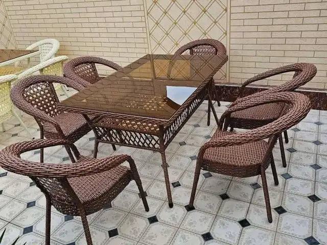 Стол ва стули плетенный, Душанбе