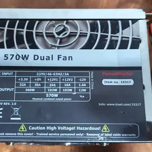 Блок питания Trust 570 w dual fan, Душанбе