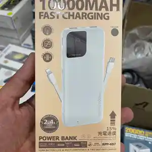 Внешняя аккумуляторная батарея Remax Rellaen RPP-657, 10000mAh, Душанбе