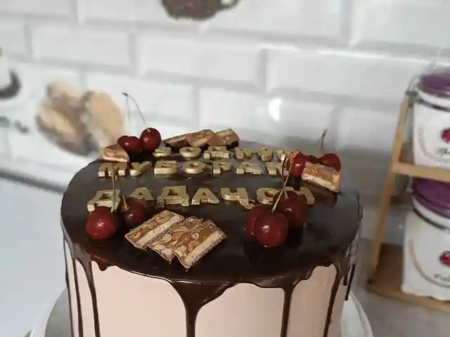 Торт Шоколад Вишня на заказ, Душанбе