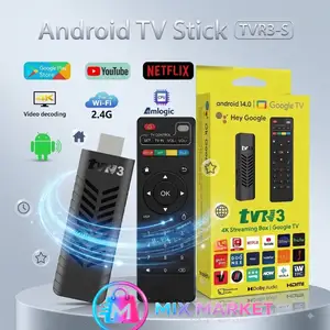 Смарт-TV приставка стик TVR3 8K Streaming Box | Google TV | Android 14.0., Душанбе