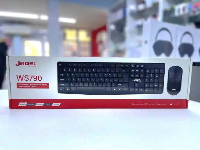 Беспроводная клавиатура с мышкой Jedel WS790, Хуҷанд