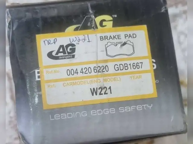 Передние тормозные колодки AG для Mercedes-Benz W221, Душанбе