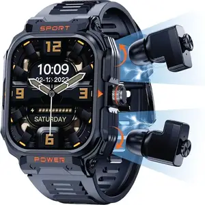 Умные часы Green Lion Fit Gear TWS Smart Watch черный, Душанбе