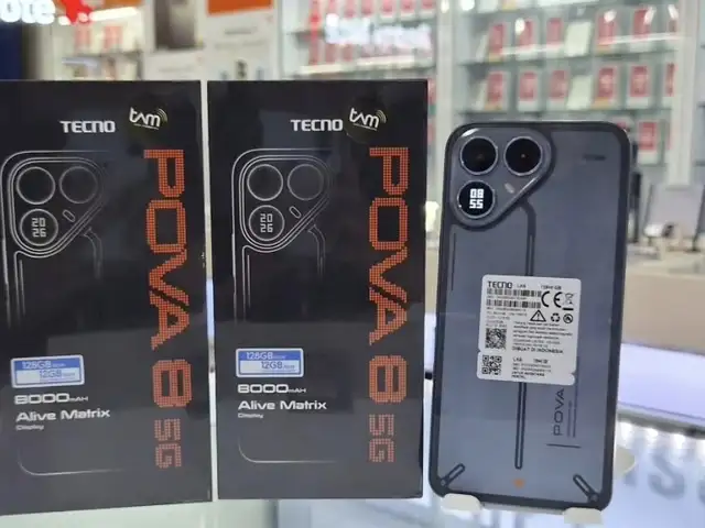 Tecno Pova 8 5G 16/256Gb black 8000мач, Душанбе