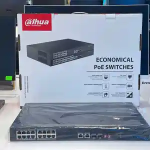 Коммутатор Switch PoE Dahua DH-PFS3218-16ET-135, Хуҷанд