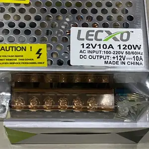 Блок питания импульсный 12В 10А LECXO, Душанбе