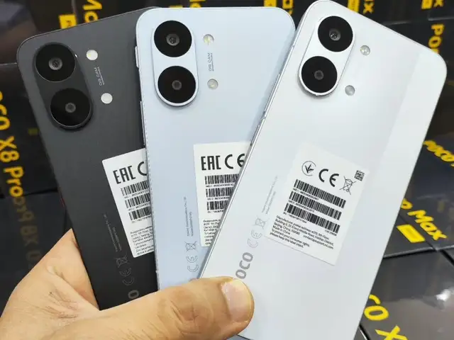 Xiaomi Poco X8pro max 5G 12+6/256Gb black, Душанбе
