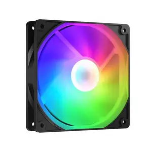 Кулер для корпуса RGB 12см Черный, Душанбе