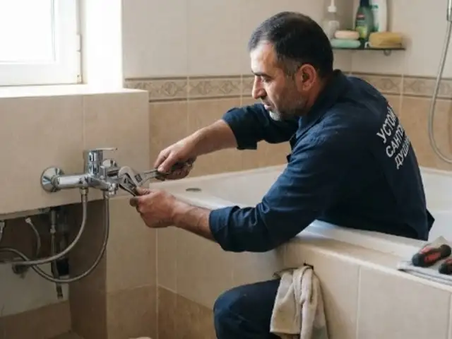 Сантехник установка смесителя, Душанбе