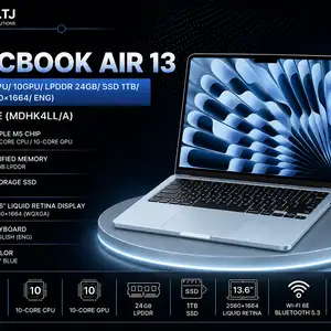 Ноутбук Apple MacBook Air 13 M5/ 10CPU/ 10GPU/ LPDDR 24GB/ SSD 1TB/ 13.6, Хуҷанд