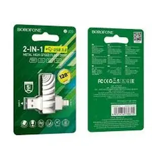 Флеш накопитель USB3.0+Type-C Borofone BUD3 128Gb, Душанбе