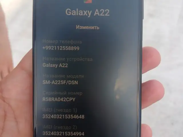 Samsung Galaxy A22, 64gb, Душанбе