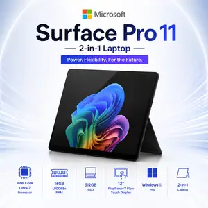 Планшет-ноутбук Microsoft Surface Pro 11 Core Ultra 7 16ГБ 512ГБ SSD Black, Душанбе