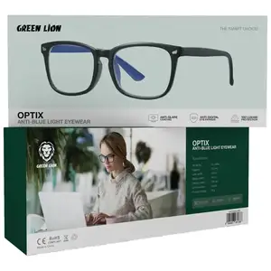Очки Green Lion Optix Anti-Blue Light Eyewear - Black, Душанбе