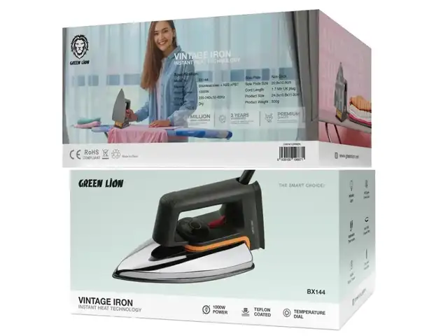 Утюг Green Lion Vintage Iron 1000W, Душанбе