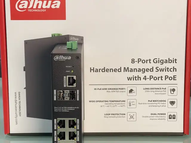 8-портовый управляемый PoE коммутатор DH-HS4208-4GT-60, Худжанд