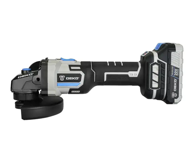 Болгарка аккумуляторная бесщеточная 20V 125мм DEKO DKAG20BL01-S, Душанбе