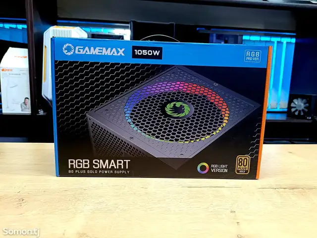 Блок питания GameMax Modul White Black 1050W 80 Plus Gold, Душанбе