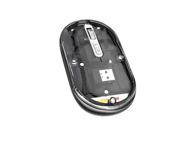 Мышь Green Lion Transparent Mouse Lite черный, Душанбе