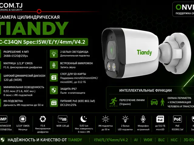 TC-C34QN Spec I5W E Y 4mm V4.2, Худжанд