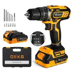 Шуруповерт аккумуляторная ударная в наборе 20V DEKO DKCD20ID01-5S3 + 13 де, Душанбе