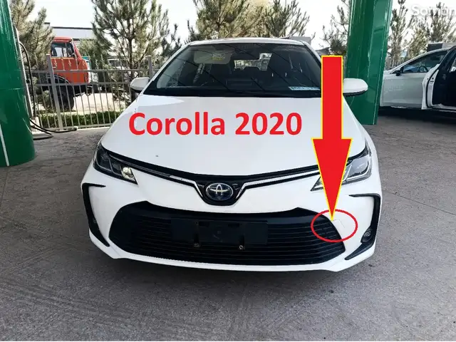Буксировочная заглушка от Toyota Corolla 2020, Душанбе