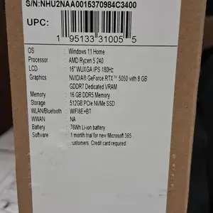 Игровой ноутбук Acer Nitro V16, Душанбе