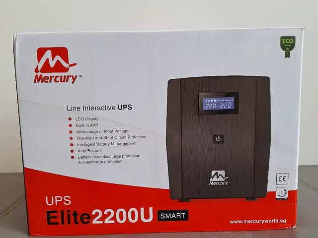 Источник бесперебойного питания UPS Mercury Elite 2200U Smart, Душанбе