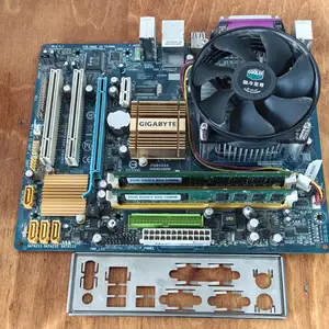 Материнская плата Gigabyte g31.4gb,dual core, Душанбе