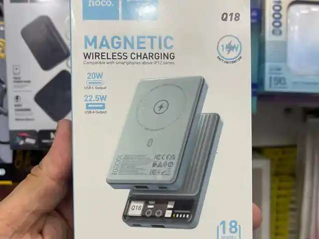 Внешний аккумулятор Power Bank Hoco Q18 10000 mAh Black, Душанбе