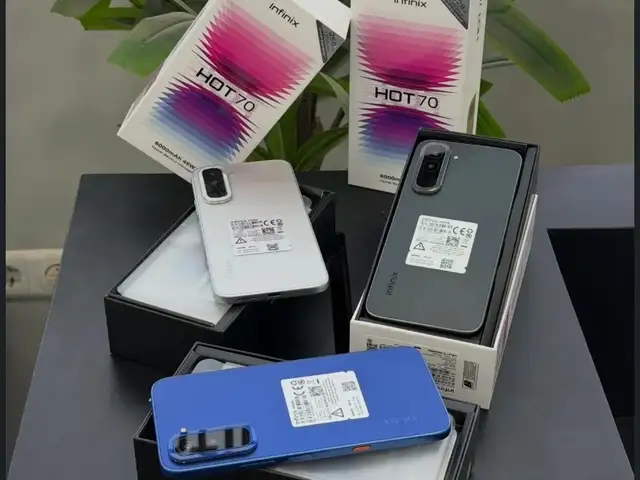 Infinix Hot 70 4+4/128gb black, Душанбе