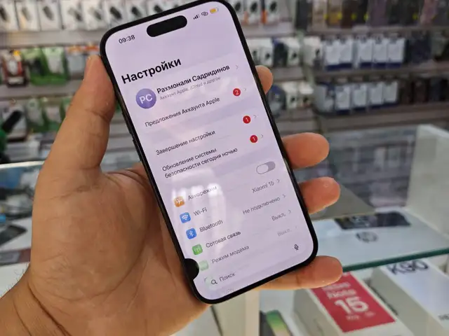 Apple iPhone 15 Pro, 128 gb, Blue Titanium, Душанбе
