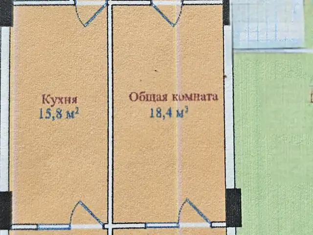 2-комн. квартира, 1 этаж, 117 м², 13 микрорайон, Худжанд