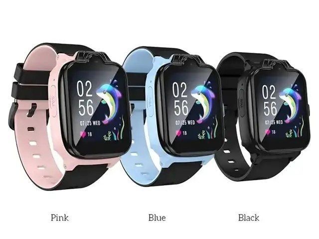 Умные детские часы Hoco Y104 4G children watch с функцией Видео звонка и GPS, Душанбе