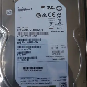 Жесткий диск HDD HPE MB4000JVYZQ 4Tb 12G SAS 3.5 LFF, Душанбе