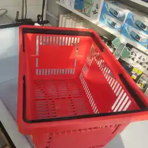 Корзина пластиковая для магазинов, Душанбе