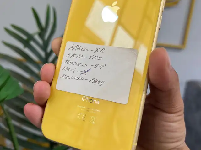Apple iPhone Xr, 64 gb, Yellow, Душанбе
