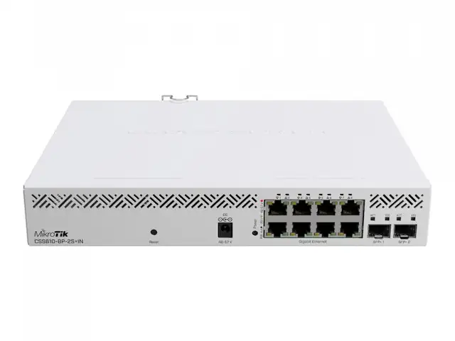 PoE-коммутатор MikroTik CSS610-8P-2S+IN, Душанбе