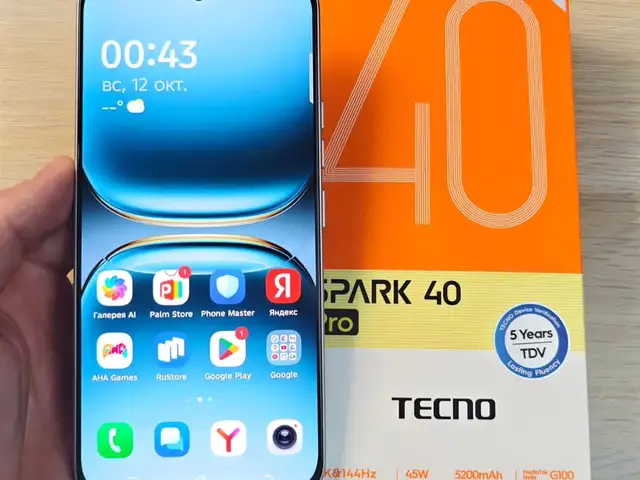Tecno Spark 40 Pro 8+8/128Gb, Душанбе - 9