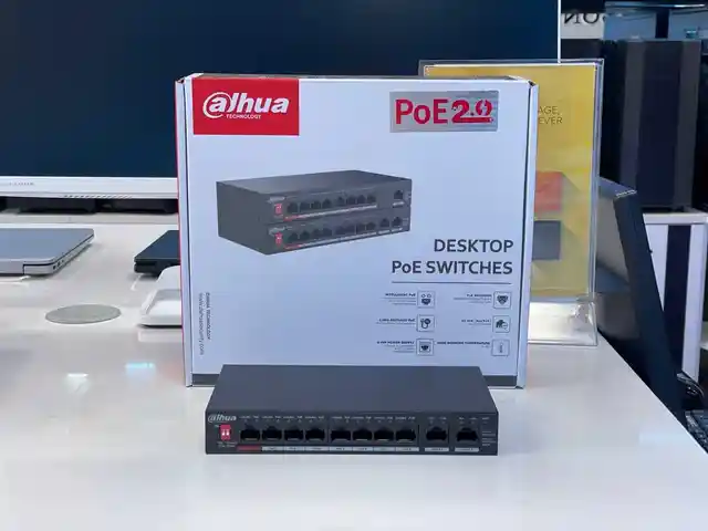 Switch POE Dahua DH-PFS3010-8ET-96 Гигабитный, Худжанд
