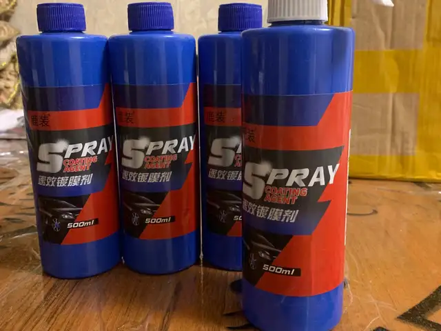 Быстрый спрей-воск и гидрофоб для кузова Spray Coating Agent, Душанбе