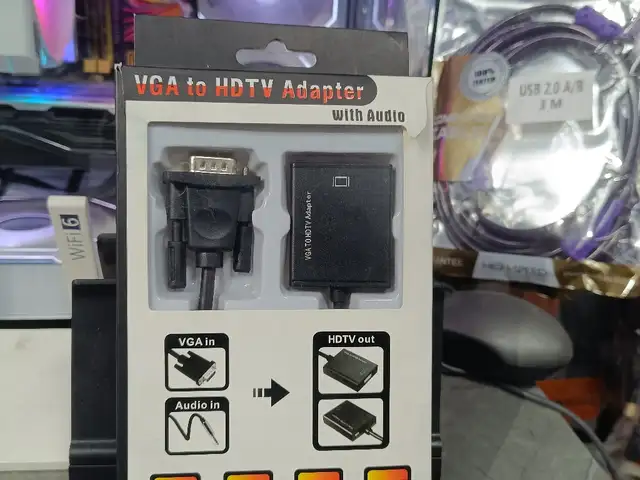 Адаптер VGA TO HDTV, Душанбе