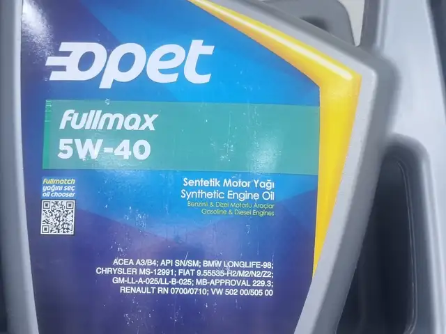 Масло Opet 5/40 4l, Душанбе